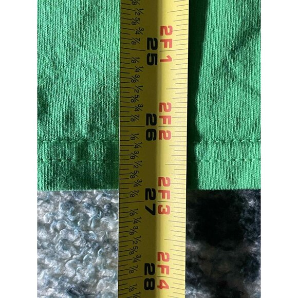 M&M Moose Shirt Mens Medium Green Alaska Novelty Cartoon Graphic 100% Cotton Tee - Picture 5 of 5